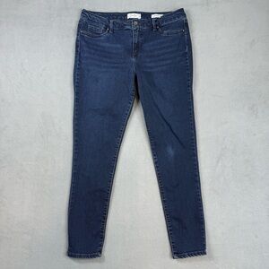 Jessica Simpson Jeans Womens 32 Blue Kiss Me Super Skinny Stretch Denim Pants
